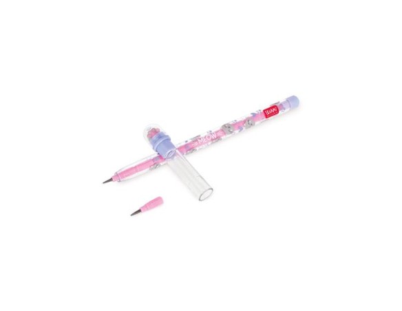 Legami - Matita Impilabile con Gomma - Take a Tip - kitty gatto