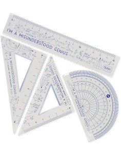 Legami - Set di Geometria, Set con Righello da 15 cm,... 2