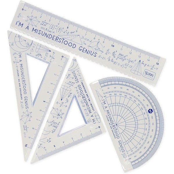 Legami - Set di Geometria, Set con Righello da...