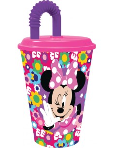 Minnie | BICCHIERE CON CANNUCCIA MINNIE 430ML 81230