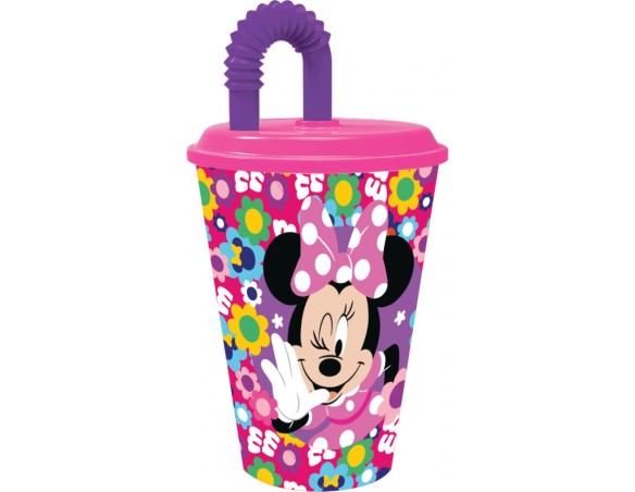 Minnie | BICCHIERE CON CANNUCCIA MINNIE 430ML 81230