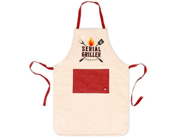 Legami - Grembiule da Cucina Uomo Donna, Super Chef, Tasca Frontale, Regolabile, Taglia Unica, Lavabile in Lavatrice, Dimension