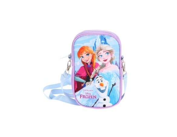 Frozen | Borsetta portacellulare per smartphone per bambini Disney Frozen [Misura 11x18x2 cm]
