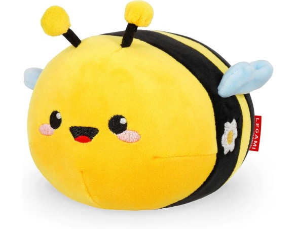 Legami - Peluche Plush Super Soft!, Tema Bee, Ape Formato Mini, con Carta d'Identità personalizzabile, Sta in Piedi da Solo, 14