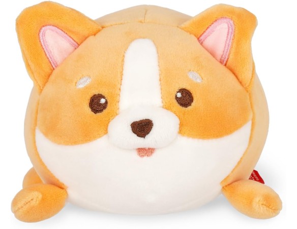 Legami - Peluche Plush Super Soft!, Tema Corgi,Volpe Formato Mini, con Carta d'Identità personalizzabile, Sta in Piedi da Solo,