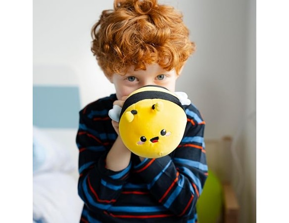 Legami - Peluche Plush Super Soft!, Tema Bee, Ape Formato Mini, con Carta d'Identità personalizzabile, Sta in Piedi da Solo, 14