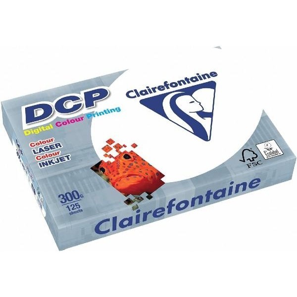 Risma fogli carta bianca 300 g 125 fogli dcp