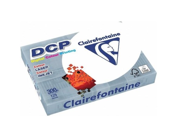 Risma fogli carta bianca 300 g 125 fogli dcp