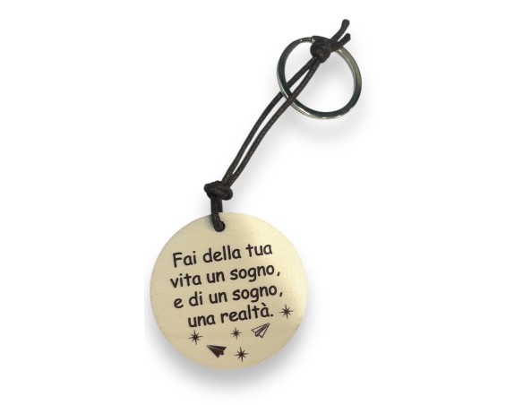 Fabula | Maturità | Portachiavi Diploma maturità Fabula frase motivazionale fai della tua vita un sogno..