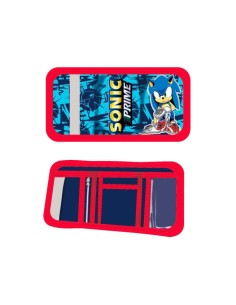 Sonic ! Portafoglio Sonic con velcro