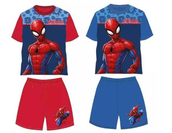 Spiderman | Completo Completino in cotone Pigiama corto per bambini Spiderman 5,6,8 anni