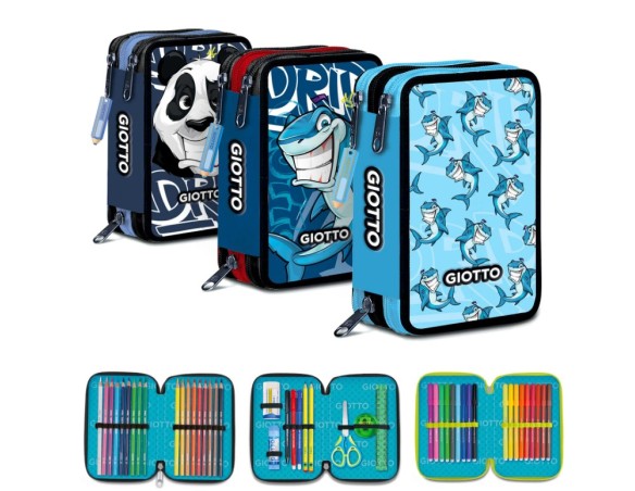 Giotto 25 Astuccio tre 3 Zip stilnovo cryptopuppets by Lapo Fatai