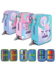 Giotto 25 Astuccio tre 3 Zip supermina Catty Candy