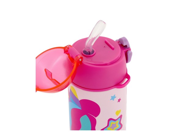 Borraccia Julian Ross Pandacorno - Borraccia Termica Bambini 500ml con Cannuccia Sport – Acciaio Inox, Senza BPA