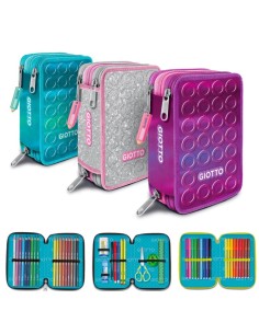 Giotto 25 Astuccio tre 3 Zip stilnovo shiny