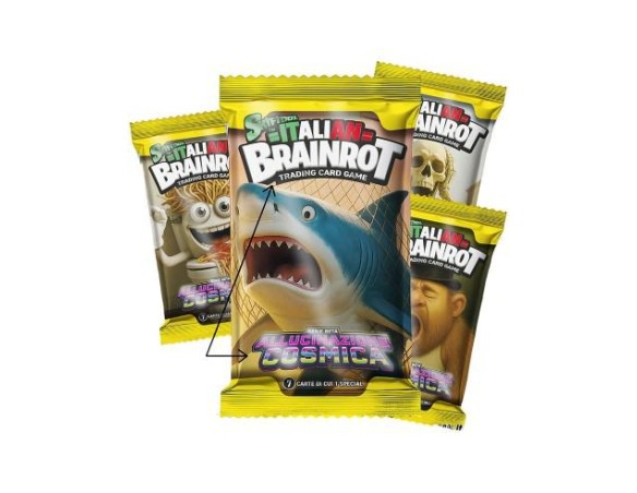 Carte Italian Brainrot Skifidol Trading Card Game 7 card di cui 1 special cosmica - allucinazione cosmica