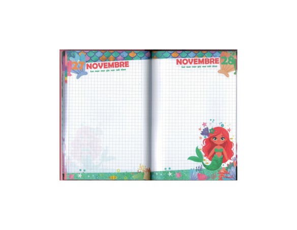 Julian Ross Diario Sirena Scuola Bambini – 12 Mesi, 320 Pagine, Formato Standard 14,8x21 cm, Non Datato