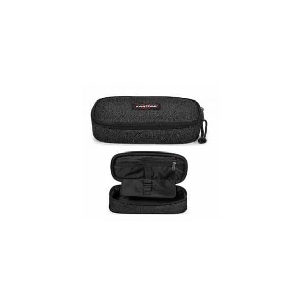 Astuccio Eastpak Oval Spark Black Nero glitterato