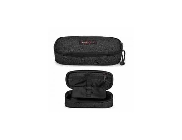 Astuccio Eastpak Oval Spark Black Nero glitterato