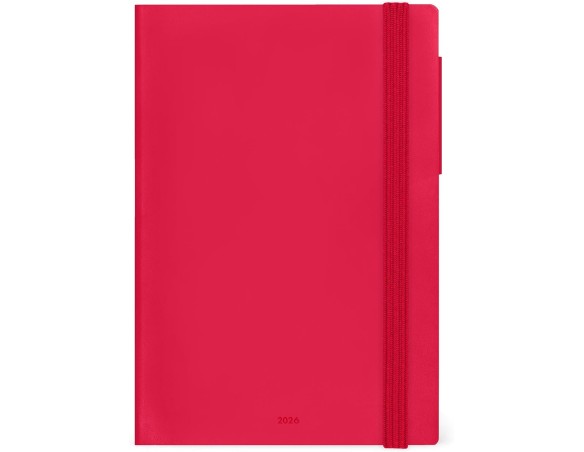 Legami - Agenda Settimanale Medium 2026, Cherry Bomb, 12 Mesi, Chiusura con Elastico, Diario da Gennaio 2026 a Dicembre 2026, i