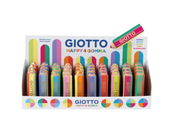 GOMMA da cancellare HAPPY 4 GIOTTO FILA offerta scuola 2025 2026
