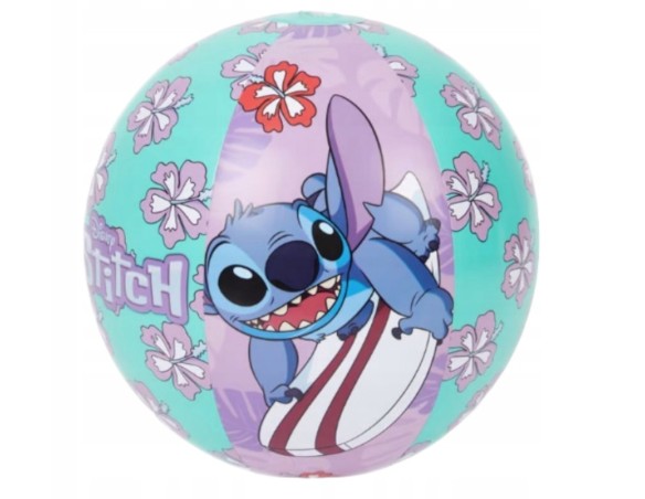 Lilo e stitch | PALLONE DA SPIAGGIA GONFIABILE 29 CM STITCH DISNEY PER SPIAGGIA, PISCINA, GIARDINO LILO E STITCH
