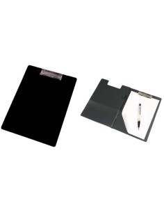 PORTABLOCCO NIKOFFICE CON COPERTINA E MOLLA MOLLETTA NERO