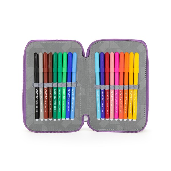 Julian Ross Pandacorno - Astuccio 3 Scomparti,...