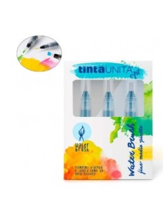 TINTAUNITA ART - WATER BRUSH - SET 3 PENNELLI CON...
