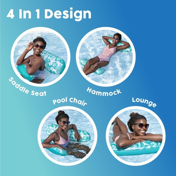Amaca Bestway 4-in-1 Water Hammock, Luxury...