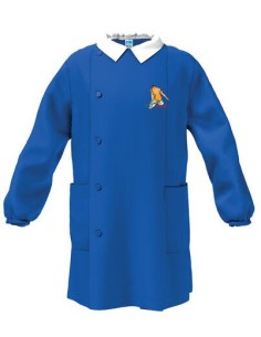 GREMBIULE SIGGI SCUOLA ELEMENTARE MASCHIETTO 6-15 BLU...