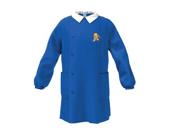 GREMBIULE SIGGI SCUOLA ELEMENTARE MASCHIETTO 6-15 BLU CALCIATORE 4235