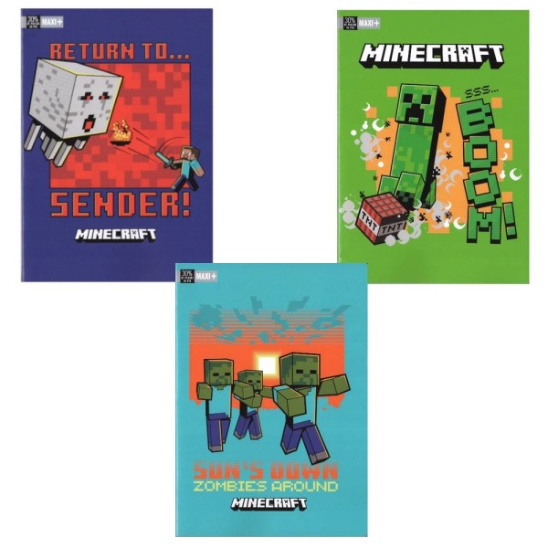 Minecraft | Quaderno minecraft maxi jolly...