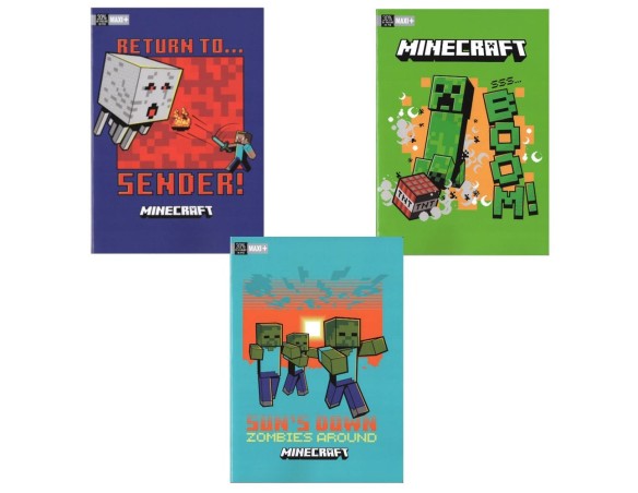 Minecraft | Quaderno minecraft maxi jolly bambino formato a4 rigo a 10 MM quadrettone 72527