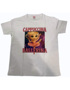 Italian Brainrot | T shirt in cotone Bimba bambino bimbo...
