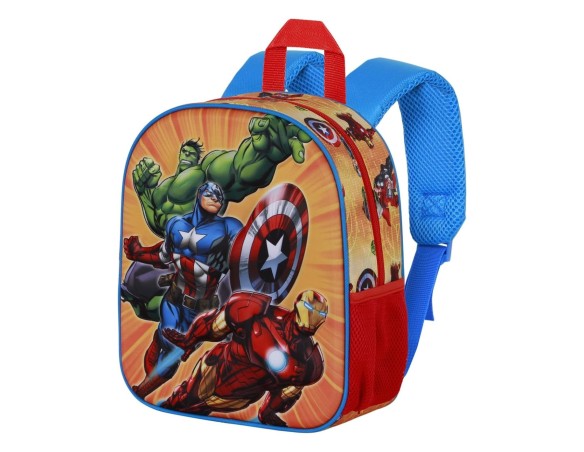 Avengers | Zaino 3D 31cm per l'asilo o il tempo libero Marvel Avengers