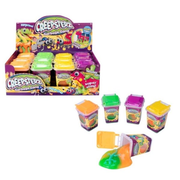 CREEPSTERZ SLIME GARBAGE GANG BIN TOY