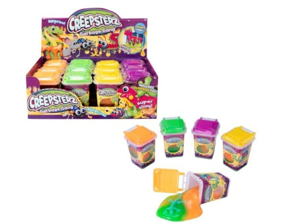 CREEPSTERZ SLIME GARBAGE GANG BIN TOY