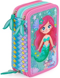 Julian Ross Astuccio 3 Scomparti – 45 Pezzi, 2 Penne...