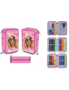 Barbie | Astuccio 3 zip barbie