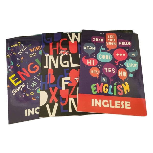Maxi Quaderno Swipe Inglese 30 fogli + 1 80 g