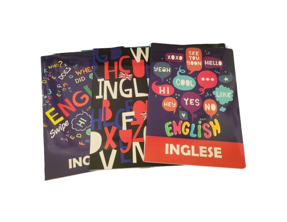 Maxi Quaderno Swipe Inglese 30 fogli + 1 80 g