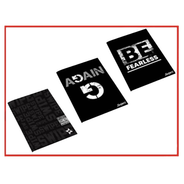 Maxi Quaderno Nero Swipe Urban Neri 30 fogli +...