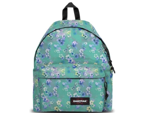 Zaino Tempo Libero scuola EastpakPadded Pak’r, Zaino Unisex - Adulto, Flora Fade Aqua