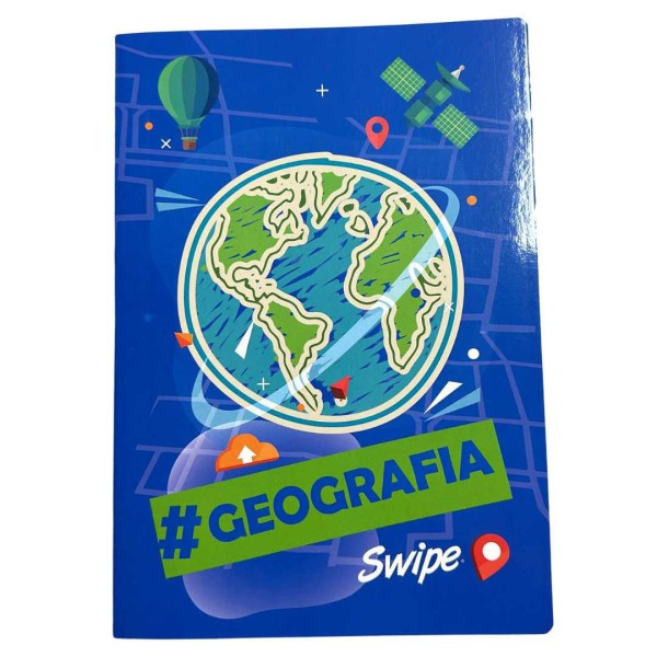 Maxi Quaderno Swipe Geografia 30 fogli + 1 80 g