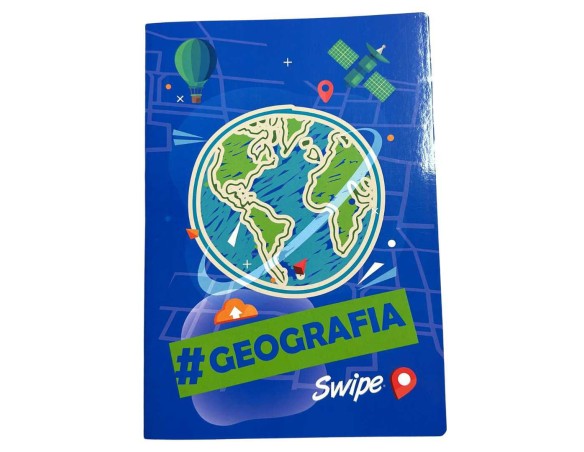 Maxi Quaderno Swipe Geografia 30 fogli + 1 80 g