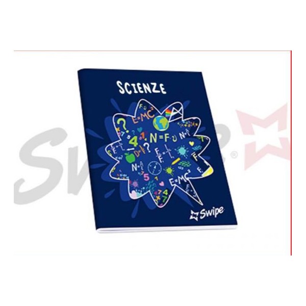 Maxi Quaderno Swipe Scienze 30 fogli + 1 80 g