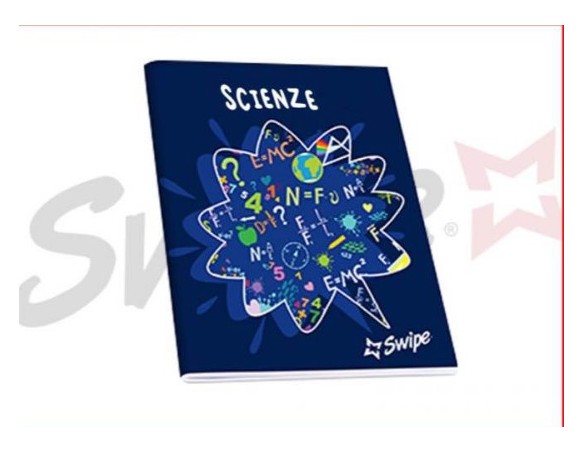 Maxi Quaderno Swipe Scienze 30 fogli + 1 80 g