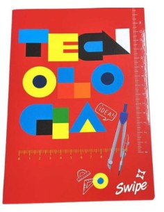 Maxi Quaderno Swipe Tecnologia 30 fogli + 1 80 g