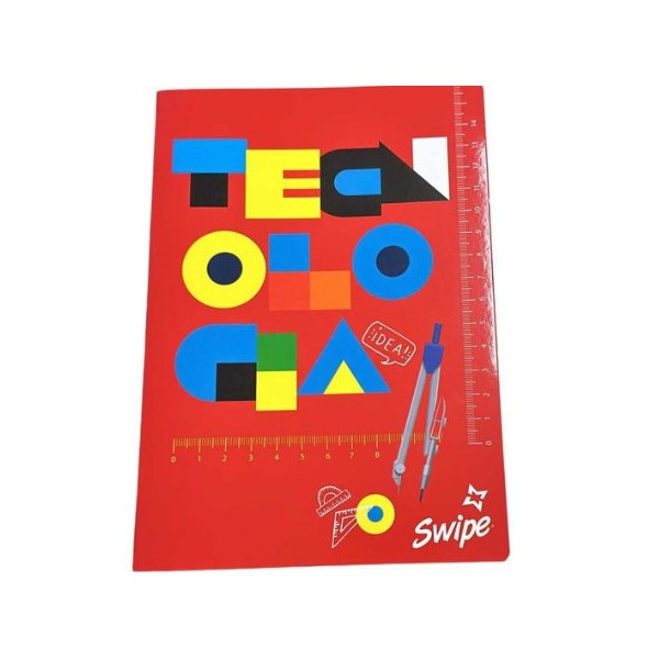 Maxi Quaderno Swipe Tecnologia 30 fogli + 1 80 g